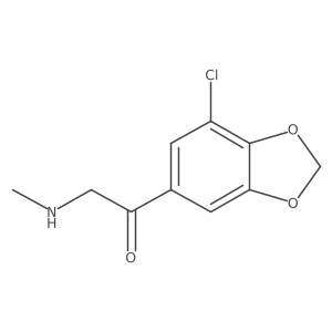 1-(7-Chloro-1,3-dioxaindan-5-yl)-2-(methylamino)ethan-1-one Structure