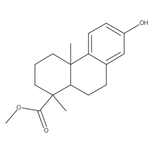 methyl (1R,4aS,10aR)-7-hydroxy-1,4a-dimethyl-2,3,4,9,10,10a-hexahydrophenanthrene-1-carboxylate结构式