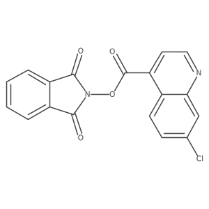 1,3-dioxo-2,3-dihydro-1H-isoindol-2-yl 7-chloroquinoline-4-carboxylate结构式