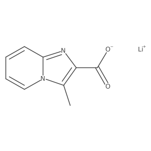 Lithium;3-methylimidazo[1,2-a]pyridine-2-carboxylate Structure