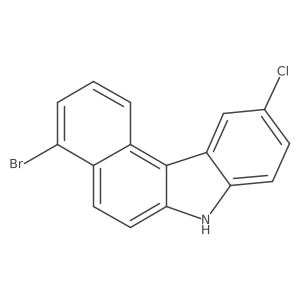 4-Bromo-10-chloro-7H-benzo[c]carbazole Structure