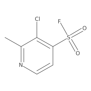 3-Chloro-2-methylpyridine-4-sulfonyl fluoride Structure