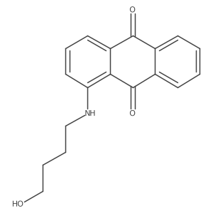 1-(4-Hydroxybutylamino)anthracene-9,10-dione Structure
