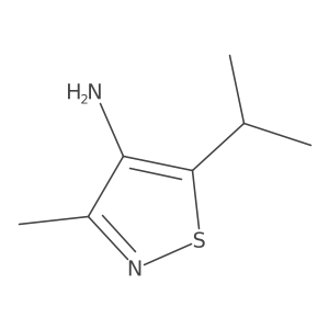 5-Isopropyl-3-methylisothiazol-4-amine Structure