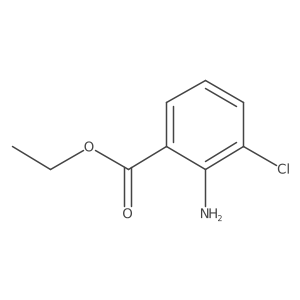 Ethyl 2-amino-3-chlorobenzoate Structure
