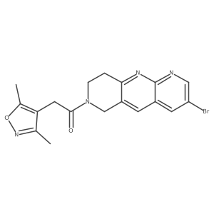 1-{3-bromo-6H,7H,8H,9H-pyrido[2,3-b]1,6-naphthyridin-7-yl}-2-(3,5-dimethyl-1,2-oxazol-4-yl)ethan-1-one Structure