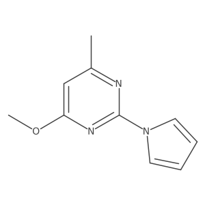 4-Methoxy-6-methyl-2-(1H-pyrrol-1-yl)pyrimidine Structure
