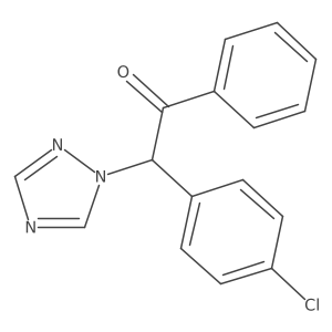 2-(4-Chlorophenyl)-1-phenyl-2-(1H-1,2,4-triazol-1-yl)ethanone结构式