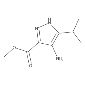 Methyl 4-amino-5-isopropylpyrazol-3-carboxylate Structure
