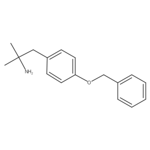 1-[4-(Benzyloxy)phenyl]-2-methylpropan-2-amine结构式