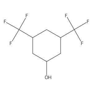 3,5-Bis(trifluoromethyl)cyclohexanol结构式