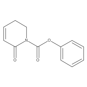 Phenyl 5,6-dihydro-2-oxo-1(2H)-pyridinecarboxylate Structure