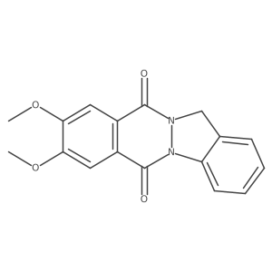 8,9-Dimethoxy-13H-indazolo[1,2-b]phthalazine-6,11-dione结构式