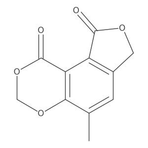 5-methyl-7H-furo[3,4-f][1,3]benzodioxine-1,9-dione Structure