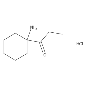 1-(1-Aminocyclohexyl)propan-1-one hydrochloride结构式