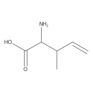 2-Amino-3-methylpent-4-enoic acid结构式