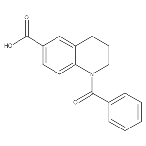 1-Benzoyl-1,2,3,4-tetrahydroquinoline-6-carboxylic acid Structure