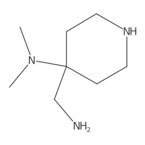 4-(Dimethylamino)-4-piperidinemethanamine Structure
