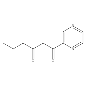 1-(Pyrazin-2-yl)hexane-1,3-dione Structure