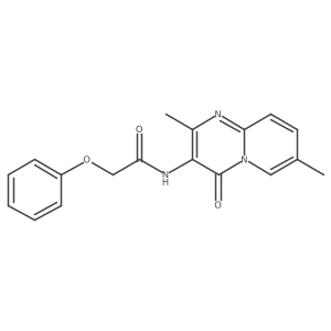 N-(2,7-dimethyl-4-oxo-4H-pyrido[1,2-a]pyrimidin-3-yl)-2-phenoxyacetamide结构式