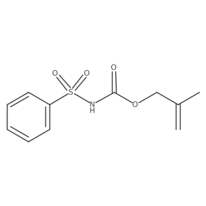 Carbamic acid, (phenylsulfonyl)-, 2-methyl-2-propenyl ester结构式