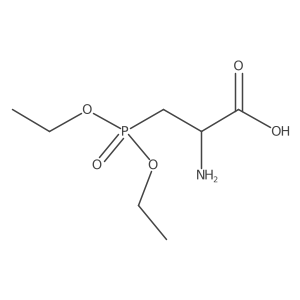 2-Amino-3-(diethyl phosphono)propanoic acid结构式