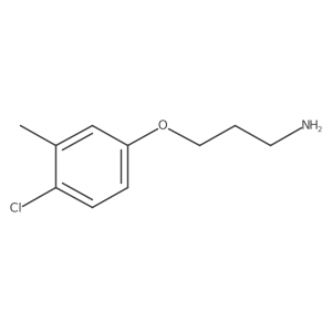 3-(4-Chloro-3-methylphenoxy)propan-1-amine结构式
