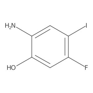 2-Amino-5-fluoro-4-iodophenol结构式