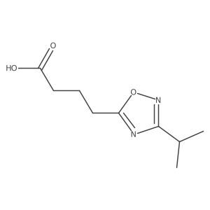 4-[3-(Propan-2-yl)-1,2,4-oxadiazol-5-yl]butanoic acid Structure