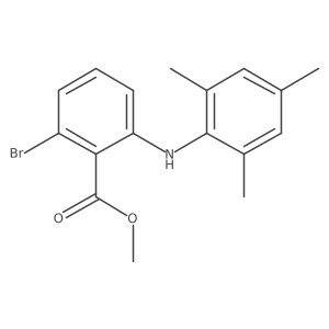 2-Bromo-6-(2,4,6-trimethylphenylamino)benzoic acid methyl ester Structure