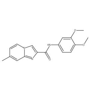 N-(3,4-dimethoxyphenyl)-7-methylimidazo[1,2-a]pyridine-2-carboxamide Structure