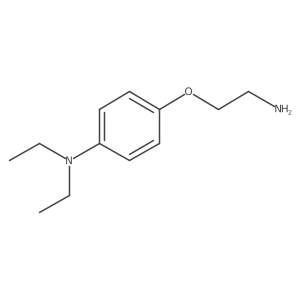 4-(2-aminoethoxy)-N,N-diethylaniline结构式