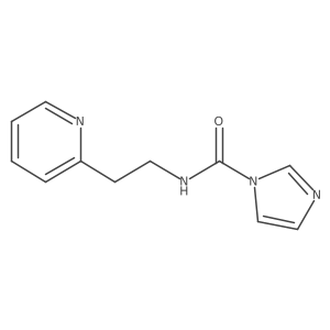N-[2-(Pyridin-2-yl)ethyl]-1H-imidazole-1-carboxamide结构式