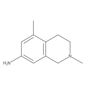 2,5-Dimethyl-1,2,3,4-tetrahydroisoquinolin-7-amine Structure