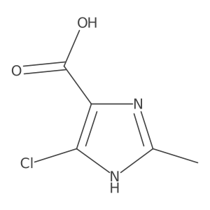 4-chloro-2-methyl-1H-imidazole-5-carboxylic acid Structure