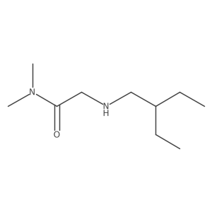 2-[(2-Ethylbutyl)amino]-N,N-dimethylacetamide结构式