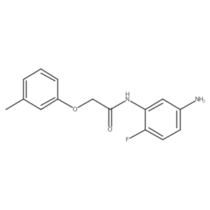 N-(5-Amino-2-fluorophenyl)-2-(3-methylphenoxy)-acetamide Structure
