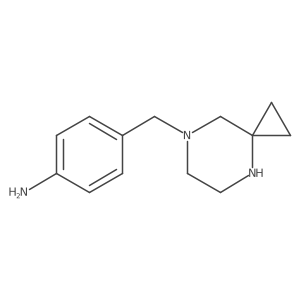 4-(4,7-Diazaspiro[2.5]oct-7-ylmethyl)benzenamine Structure