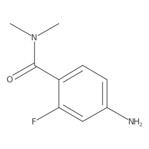 4-amino-2-fluoro-N,N-dimethylbenzamide结构式