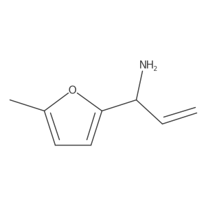 (1R)-1-(5-Methyl(2-furyl))prop-2-enylamine结构式