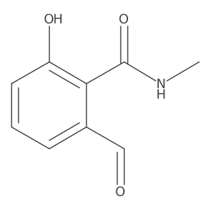 2-Formyl-6-hydroxy-N-methylbenzamide结构式