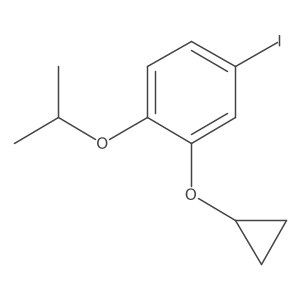 2-Cyclopropoxy-4-iodo-1-isopropoxybenzene结构式