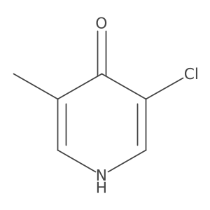 3-Chloro-5-methylpyridin-4-OL结构式