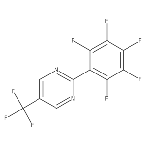2-(Perfluorophenyl)-5-(trifluoromethyl)pyrimidine结构式