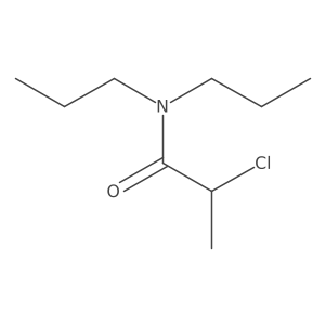 Propanamide, 2-chloro-N,N-dipropyl-结构式