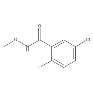 5-chloro-2-fluoro-N-methoxybenzamide Structure