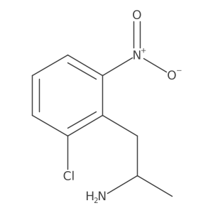 (2R)-1-(2-chloro-6-nitrophenyl)propan-2-amine结构式