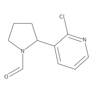 2-(2-Chloropyridin-3-yl)pyrrolidine-1-carbaldehyde结构式