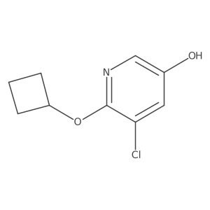 5-Chloro-6-cyclobutoxypyridin-3-OL Structure