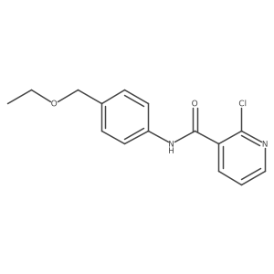 2-Chloro-N-[4-(ethoxymethyl)phenyl]pyridine-3-carboxamide结构式